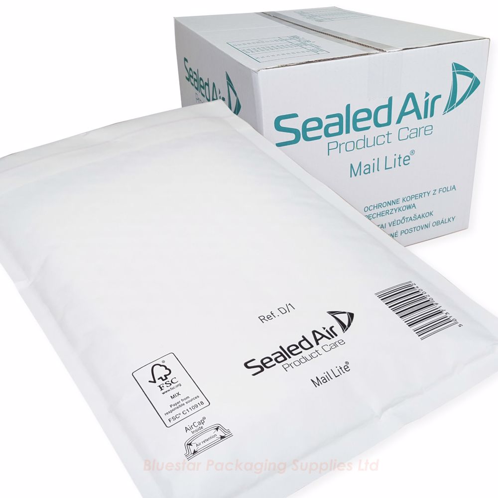 A 000 Mail Lite White Padded Envelopes Box Of 100 45 P